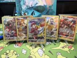 Pokemon TCG 5 Card Trainer Gallery Lot Holo Eevee Arcanine - Image 1