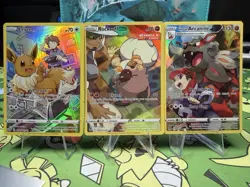 Pokemon TCG 5 Card Trainer Gallery Lot Holo Eevee Arcanine - Image 2