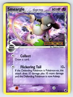 Smeargle 39/101 2006 EX Dragon Frontiers Pokemon Card TCG Reverse Holo - Lp - Image 1