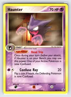 Haunter 34/112 2004 EX FireRed & LeafGreen Pokemon Card Non Holo Uncommon - Vlp - Image 1