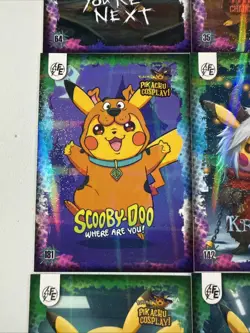 Pokemon Pikachu Cosplay FE Holiday Box Hits. Non Tcg Fan Art Cards. Lot (13) - Image 5