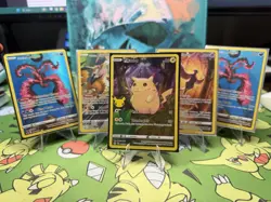Pokemon TCG 5 Card Trainer Gallery Lot Holo Pikachu Galarian Moltres - Image 1
