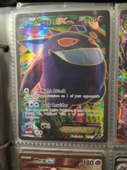 Pokemon Gengar EX Full Art Holo Rare Card 114/119 XY-Phantom Forces 2014 - Image 2