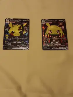 Pikachu Pokemon Card Holo GX VSTAR VMAX GX EX Cosplay Art - Image 1