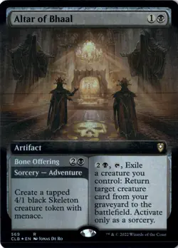 Altar Of Bhaal NM/M* FOIL EXTENDED Commander Baldur's Gate 623 mtg -UnltdCards - Image 1