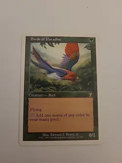 Mtg Birds of Paradise 7th Edition Regular - Image 1