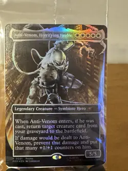 Magic The Gathering Anti-Venom Horrifying Healer Borderless Foil NEW SEALED USA - Image 2