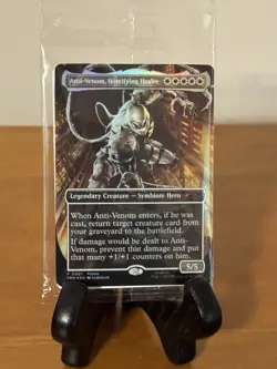 Magic The Gathering Anti-Venom Horrifying Healer Borderless Foil NEW SEALED USA - Image 3