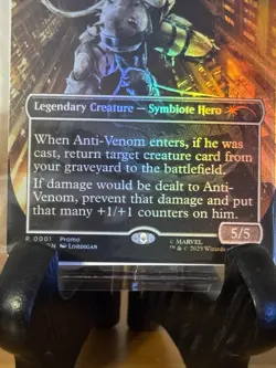 Magic The Gathering Anti-Venom Horrifying Healer Borderless Foil NEW SEALED USA - Image 5