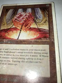 MTG Magic the Gathering Mana Vault Artifact Revised NM Condition - Image 2