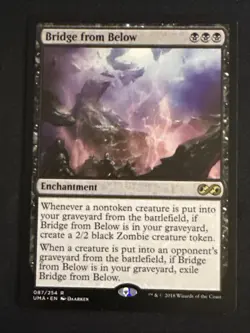 1x Bridge from Below (087) Ultimate Masters LP MTG Magic the Gathering x1 MKE - Image 1