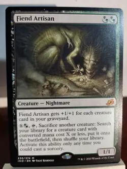 MTG Fiend Artisan Ikoria Lair of Behemoths LP X1 Magic The Gathering - Image 1
