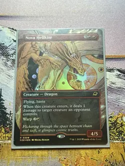 Nova Hellkite - Foil - Borderless Edge of Eternities - Image 5
