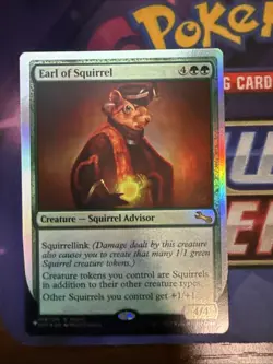 MTG Magic The Gathering Earl Of Squirrel Foil Promo Commander - Image 1