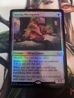 MTG - Sowing Mycospawn Modern Horizons 3 - Regular Foil - Image 3