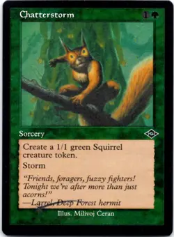 Chatterstorm (Retro Frame) (Foil Etched) - FOIL - Modern Horizons 2 - 411 LP - Image 1