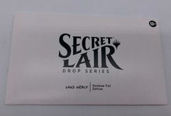 Magic The Gathering Secret Lair - sAnS mERcY - Factory Sealed Rainbow FOIL New - Image 1