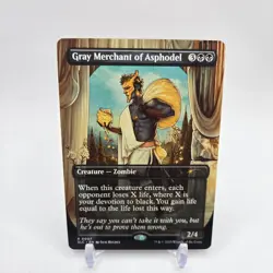 Gray Merchant of Asphodel Secret Lair Encyclopedia Of Magic Regular Near Mint - Image 1