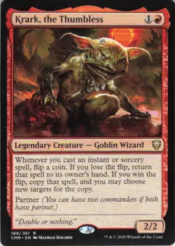 MTG Krark, the Thumbless (189) | NM | Commander Legends {CMR} - Image 1