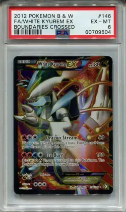 Pokemon Black & White Boundaries Crossed Ex #146 White Kyurem PSA 6 - Image 1