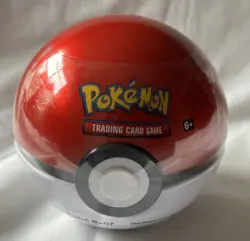 Pokemon Poke Ball. Factory Sealed In Red/White With 3 Packs & 1 Coin - Image 1