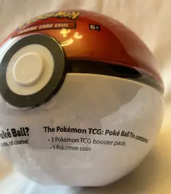 Pokemon Poke Ball. Factory Sealed In Red/White With 3 Packs & 1 Coin - Image 5