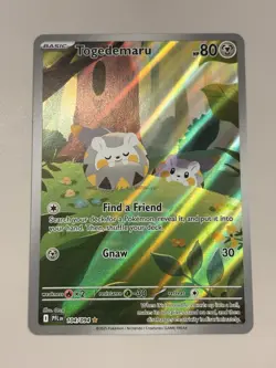 Togedemaru 104/094 Illustration Rare - Pokemon Phantasmal Flames NM - IN HAND! - Image 1