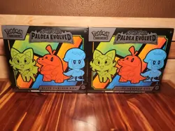 Lot of 2 - Pokemon TCG: S&V - Paldea Evolved Elite Trainer Box ETB Sealed - Image 1