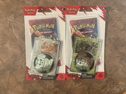 Pokemon TCG: S&V - Destined Rivals Checklane Blisters x2 - Zarude & Eevee Promos - Image 1