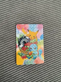 1996 Pokemon Japanese Vending Prism Sticker Machamp Charizard Unofficial - Image 2