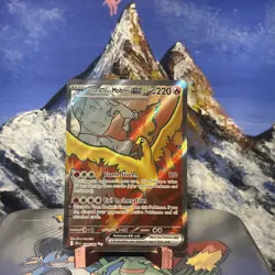 Team Rocket's Moltres ex 208/182 - Pokemon SV Destined Rivals - Holo UR NM ?? - Image 1