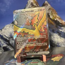 Team Rocket's Moltres ex 208/182 - Pokemon SV Destined Rivals - Holo UR NM ?? - Image 2