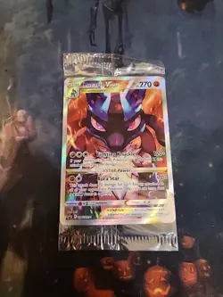 Pokemon Lucario VSTAR SWSH291 Crown Zenith ETB Holo Black Star Promo SEALED - Image 1