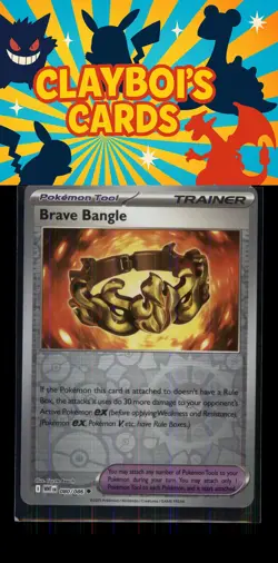 Brave Bangle SV: White Flare Pokemon 080/086 Reverse Holo Uncommon NM+ - Image 1