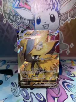 Pokemon TCG Zeraora VMAX GG42/GG70 Crown Zenith: Galarian Gallery Holo NM - Image 1