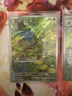 Pokemon Scarlet and Violet 151 Bulbasaur, Ivysaur Full Art Sir - Image 1