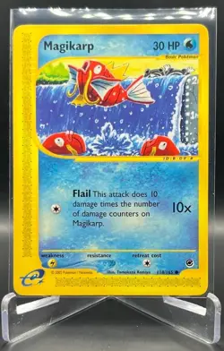 Pokemon TCG Expedition Base Set MAGIKARP Regular, Common - 118/165 - Image 1