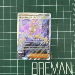 Pokemon TCG Acerola's Mischief 165/132 Mega Evolution NM - Image 1