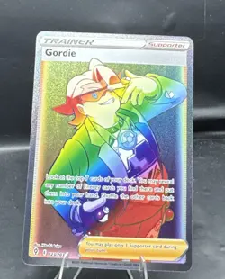 Pokemon TCG Gordie 223/203 SWSH Evolving Skies Full Art Secret Rare Holo NM/M - Image 1