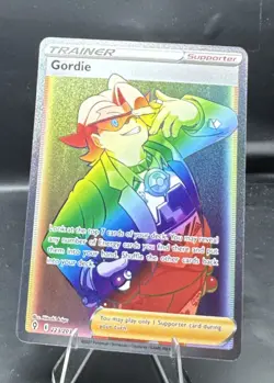 Pokemon TCG Gordie 223/203 SWSH Evolving Skies Full Art Secret Rare Holo NM/M - Image 3