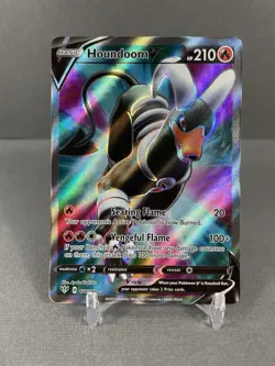 Pokemon HOUNDOOM V 178/189 Full Art (2020 SWSH Darkness Ablaze) NM/Near Mint - Image 1