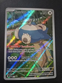 Pokemon TCG Snorlax SVP 051 Scarlet Violet 151 Black Star Promo NM/M - Image 1