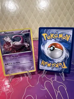 Pokemon TCG Mewtwo Black Star Promo XY101 and SM77 - Image 3