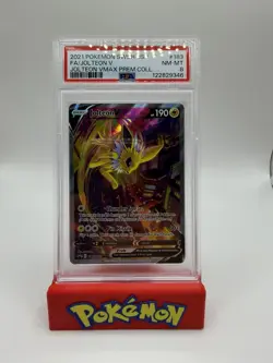 Pokemon 2021 Jolteon V SWSH183 Full Art VMAX Premium Collection Promo PSA 8 - Image 1