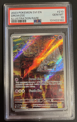 2023 Pokemon Scarlet & Violet Drowzee Illustration Rare #210/198 PSA 10 - Image 3