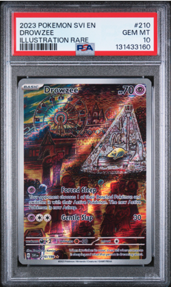 2023 Pokemon Scarlet & Violet Drowzee Illustration Rare #210/198 PSA 10 - Image 5