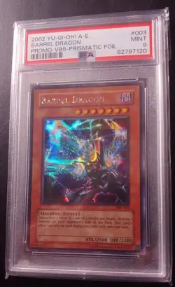 YU-GI-OH! PSA 9 VB5 Prismatic Barrel Dragon - Image 2