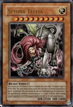 Sphinx Teleia - Ultra Rare EP1-EN003 - MP - YuGiOh - Image 1