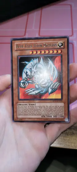 Blue-Eyes Toon Dragon (LP) RP01-EN050 Rare - Image 2