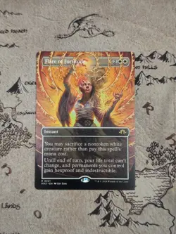 MTG Flare of Fortitude Borderless Card Modern Horizons 3 Regular Card (0321) - Image 1